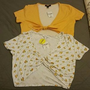 2 NEW Plus Size Crop Tops (Forever 21)